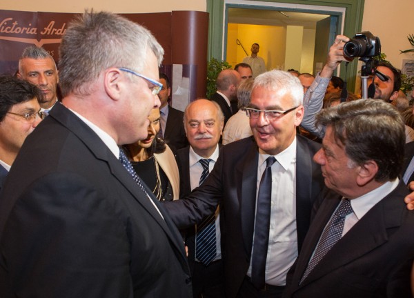 Carancini tra gli ambasciatori Ateyeh e Gilon